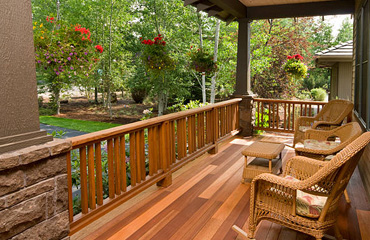 Cedar Decking in Canoga Park