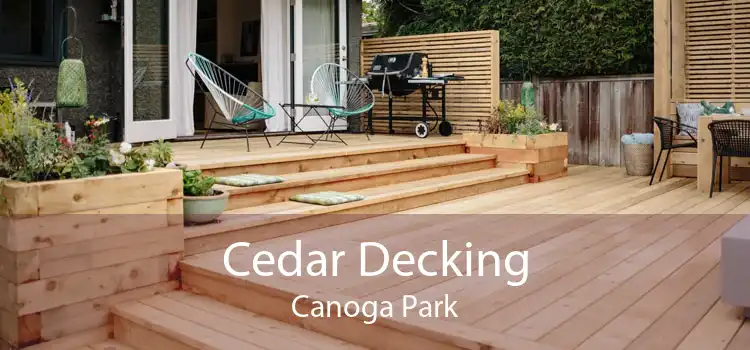 Cedar Decking Canoga Park