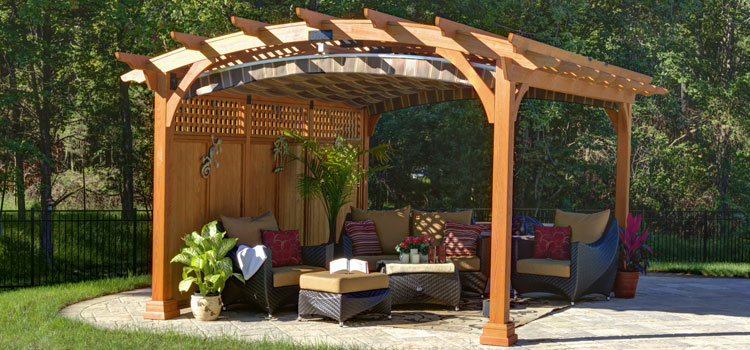 Modern Wood Pergola Installation in Canoga Park, CA